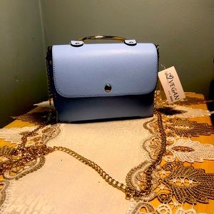 Light Blue Vegan Handbag